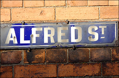 original street sign.