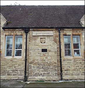 central section of the school frontage