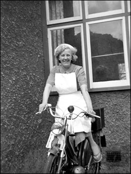 Bridie Nolan on bike