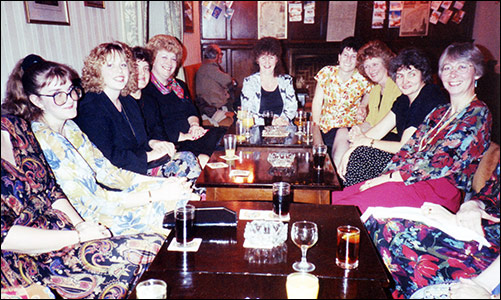 The girls on a night out