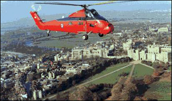 Helicopterfor transporting urgent cases