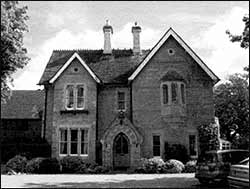 The main entrance and house