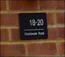 address plaque