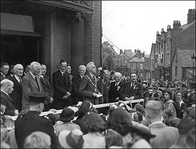 announcing Victory in Europe