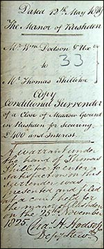 the folded deed