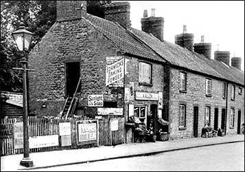 Cambridge cottages looking west