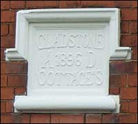 Gladstone Cottages built in 1896