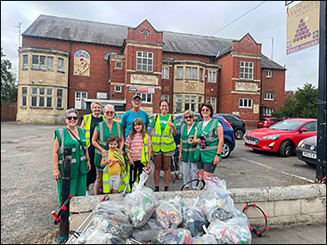 9 bags collected