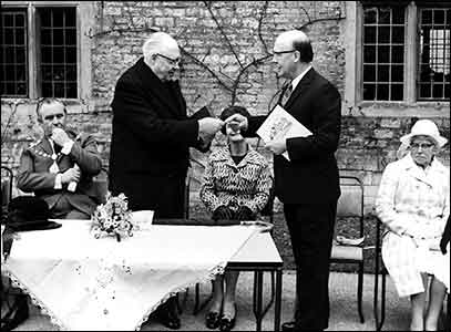 Handing over the key