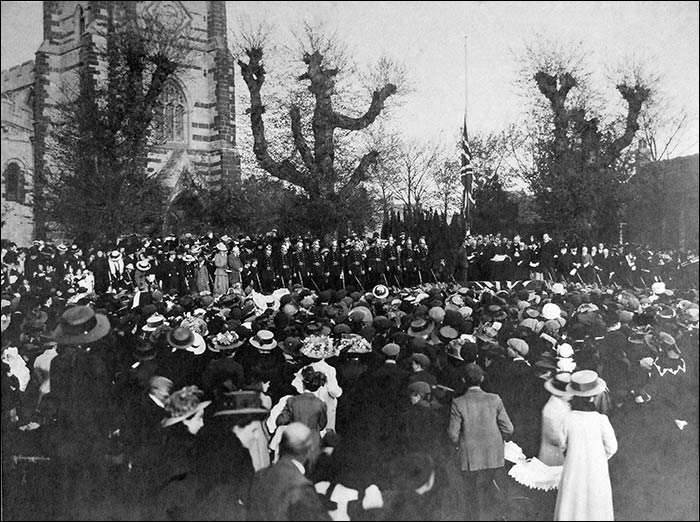George V proclaimed as monarch 1910
