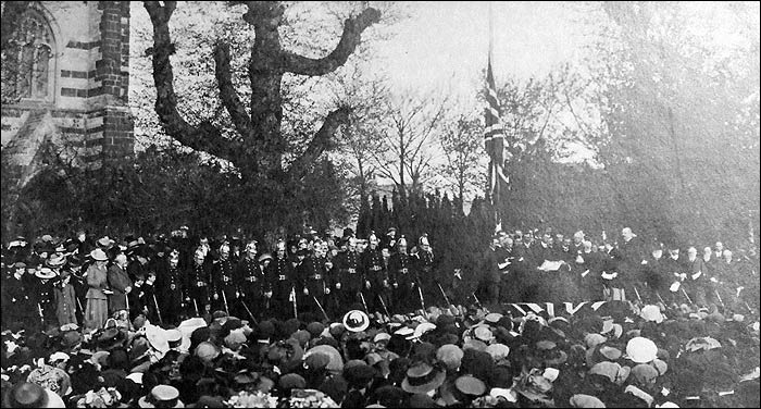 Proclaiming George V to the throne