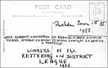 back of a postcard!