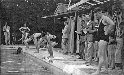 c1935 50 yards race
