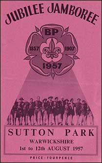 One of the programme sheets