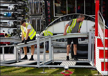 Setting up the Waltzers