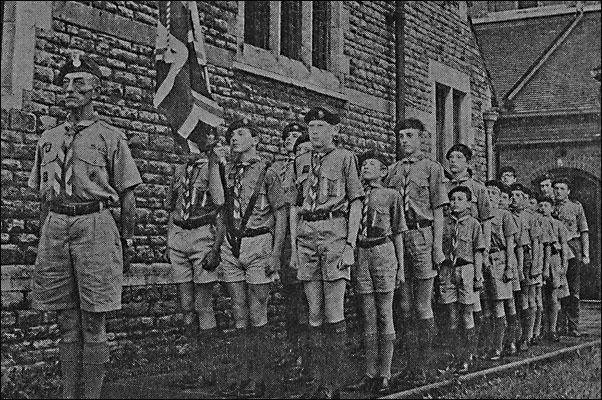 Picture of The troop on parade