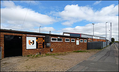 Bar, clubhouse & stand