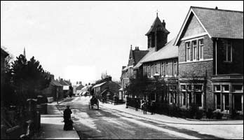About 1915 with railings and extension