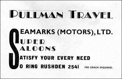Advert for Seamarks (Motors) Ltd