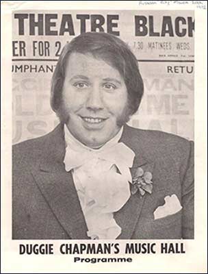 Programme for Duggie Chapman's Music Hall