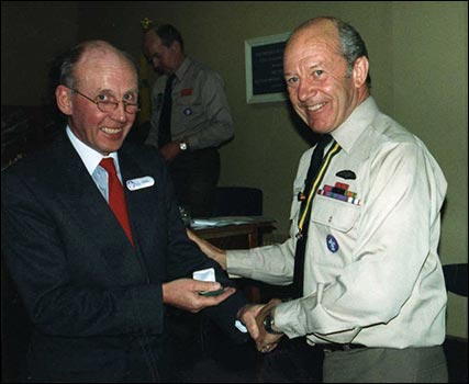 The Chief Scout meets the President