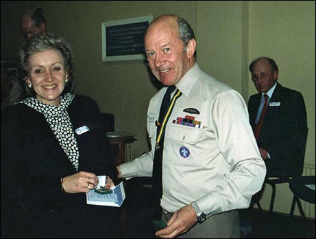 The Chief Scout meets Joyce Steele