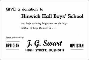 J G Swart Ad Kismet 1962