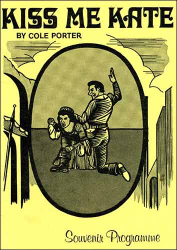 Programme Cover, Kiss Me Kate 1976