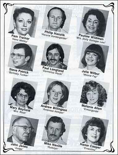 Cast Hello Dolly! Operatic 1984