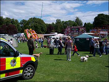 The fun fair area