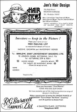 Advertisers in Viva Mexico 1979