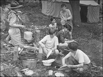 The marqueee in the background