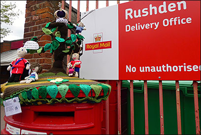 decorated post box