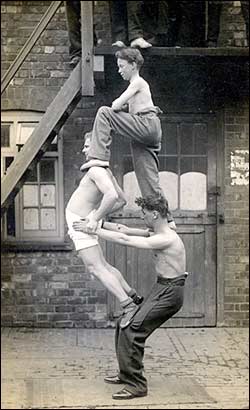 Douglas Clarke is the boy at the top