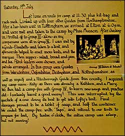 diary entry