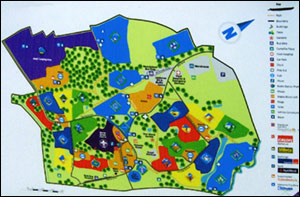 Map of the site