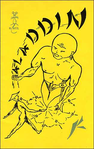 Programme Cover, RATS Aladdin 1964
