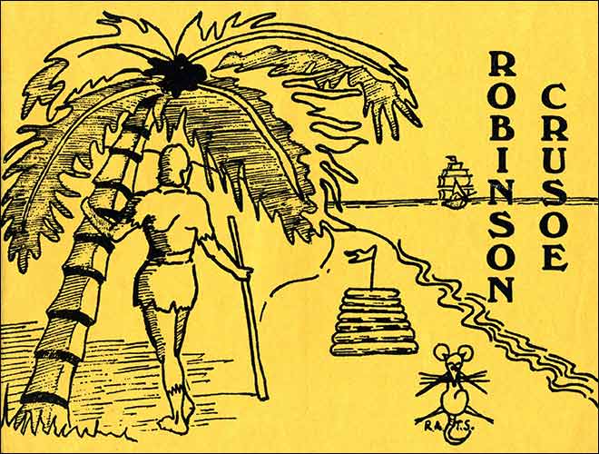RATS, Robinson Crusoe 1970 prog cover