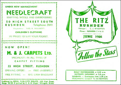 Programme for June 1966