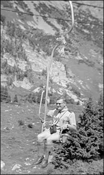 Bill on the chairlift