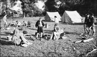 Camp scene