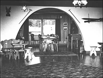 Inside the club house