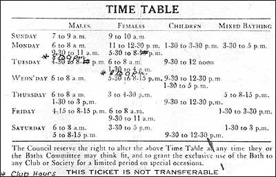 timetable