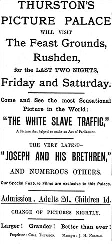 Picture Palace advert 1913
