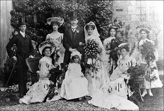 Wedding photo of James Browning & Lilian Fisher