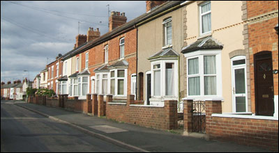 Houses in Cromwell Road looking very much the same as when they were first built