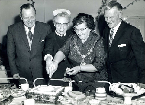 Doris Shrive Party at hospital