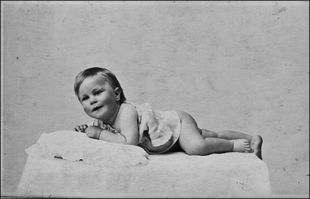 Picture of Cliff on his first birthday