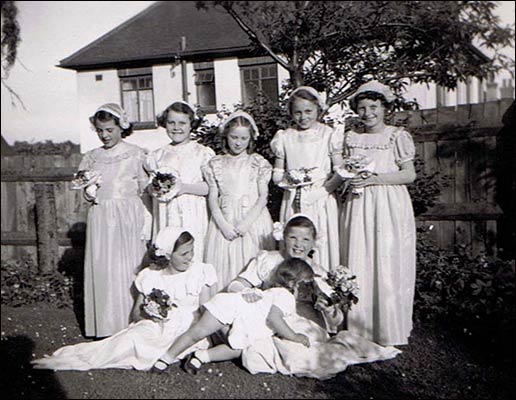 May Queen attendants, c.1952/3