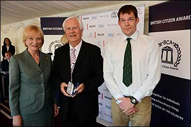 Graham after the award